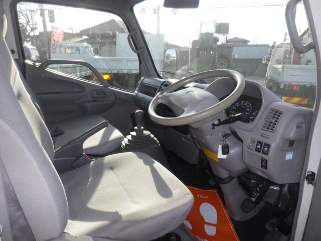 ダイナトラック 1.1トンWキャブ パワーゲート ジャストロー 新明和600キロ型垂直ゲート 荷台床鉄板張りキーレス フォグランプ(16枚目)