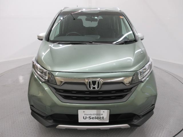 フリードハイブリッド ハイブリッド・クロスター 純正9インチメモリーナビ 10インチリヤルーフモニター 純正前後ドライブレコーダー フロント左右シートヒーター サイドエアバッグ 純正アルミホイール LEDヘッドライト ETC2.0 禁煙車 6人乗り(6枚目)