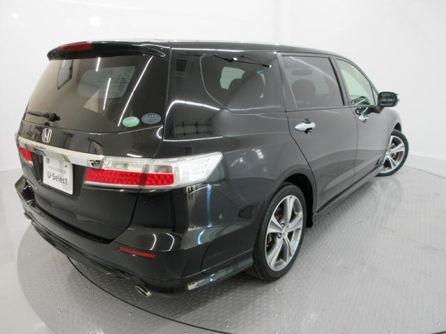 オデッセイ ＭＸ・エアロパッケージ　純正ＨＤＤナビ　ディスチャージヘッドライト　リヤカメラ　フロントコーナーセンサー　純正アルミホイール　スマートキー　ミュージックラック　ＶＳＡ　ＵＳＢ　ＥＴＣ　禁煙車　７人乗り（2枚目）