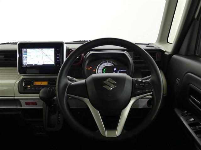 スペーシア ハイブリッドX アルミホイール 両側電動スライド ベンチシート ワンオーナー LEDヘッドランプ 記録簿 キーレス CD 盗難防止装置 アイドリングストップ ハイブリッド オートクルーズコントロール メモリーナビ(4枚目)