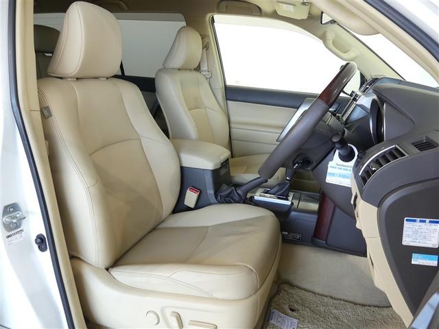 ランドクルーザープラド TZ-G 100V電源 ミュージックプレイヤー接続可 電動シート 4WD 革シート 乗車定員7人 アルミホイール ワンオーナー LEDヘッドランプ 記録簿 キーレス CD 盗難防止装置 メモリーナビ フルセグ(11枚目)