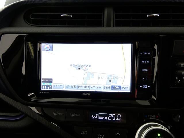 アクア Ｓ　ドラレコ　アルミホイール　キーレス　ＣＤ　盗難防止装置　ハイブリッド　メモリーナビ　フルセグ（6枚目）