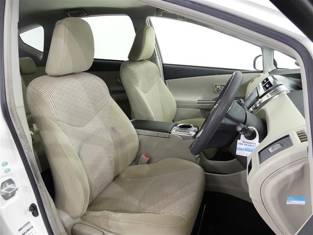 プリウスα S アルミホイール 記録簿 キーレス CD 盗難防止装置 ハイブリッド HDDナビ フルセグ(10枚目)