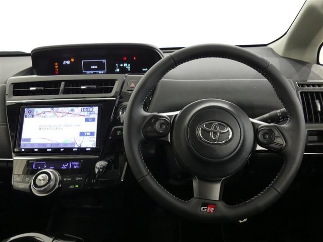 プリウスアルファ Ｓツーリングセレクション・ＧＲスポーツ　ドラレコ　乗車定員７人　アルミホイール　ワンオーナー　ＬＥＤヘッドランプ　記録簿　キーレス　ＣＤ　盗難防止装置　ハイブリッド　メモリーナビ　フルセグ（3枚目）