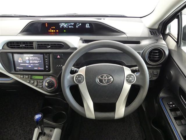 アクア Ｓ　ミュージックプレイヤー接続可　アルミホイール　キーレス　ＣＤ　盗難防止装置　ハイブリッド　メモリーナビ　フルセグ（3枚目）