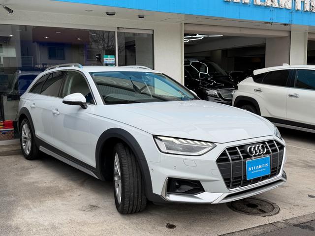 A4オールロードクワトロ ベースグレード 1オーナー 禁煙車 黒レザー 純正ナビ TV サラウンドビューカメラ バーチャルコックピット ACC サイドアシスト 電動リアゲート 純正AW(7枚目)