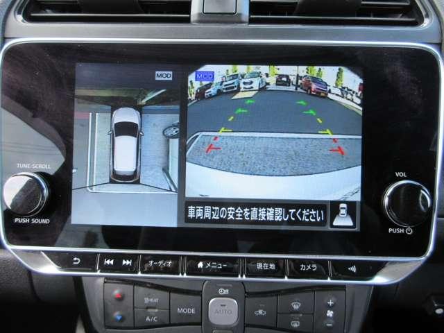 アラウンドビューモニター付です。上から丸見え、車庫入れも安心！