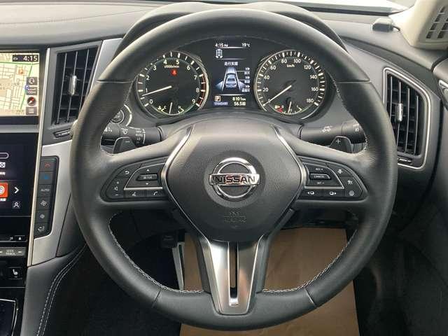 スカイライン 3.0 GT タイプSP ナビ アラウンドビュー 前後ドラレコ ドラレコ アルミホイール オートクルーズコントロール ナビTV レーンキープ LEDヘッドランプ スマートキー ETC イモビライザー バックカメラ アラウンドモニタ 誤発進抑制(9枚目)