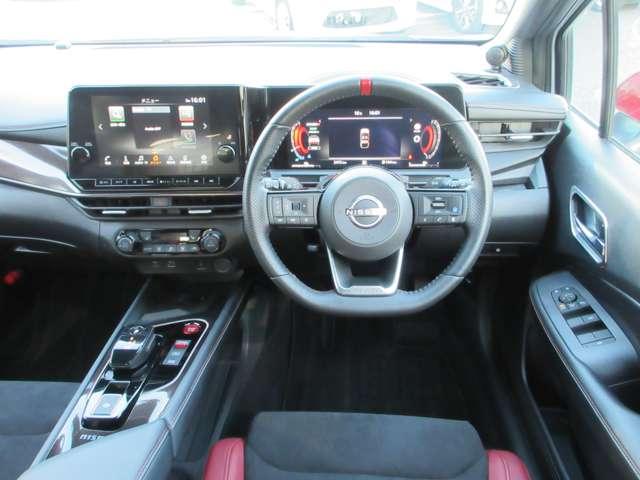 オーラ ニスモ コネクトナビ+アラウンドビュー+ETC2.0+プロパイロット+ドラレコ+寒冷地仕様+エマブレ+踏み間違い防止+前席シートヒーター+スマートルームミラー+LEDライト+専用17インチアルミ!(4枚目)