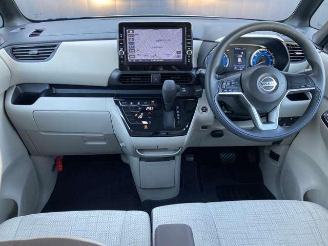 ルークス Ｘ　純正９インチナビ＋アラウンドビュー＋ナビ連動前後ドラレコ＋インテリキー＋左側オートスライド＋エマージェンシーブレーキ＋踏み間違い防止＋プライバシーガラス！ワンオーナー！（4枚目）