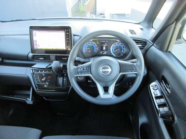 ルークス ハイウェイスター　Ｘ　純正９インチナビ＋アラウンドビュー＋ＥＴＣ２．０＋ナビ連動ドラレコ＋インテリキー＋両側オートスライド＋エマブレ＋踏み間違い防止＋ＬＥＤヘッドライト＋純正１４インチアルミ！社有車アップ！（4枚目）