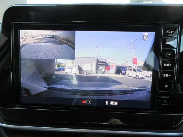 ノート １．２　Ｘ　ナビ　アラウンドビュー　前後ドラレコ　リアカメラ　衝突被害軽減ブレ－キ　全方位カメラ　ＥＴＣ付　ＬＥＤヘッドライト　レーンアシスト　インテリジェントキー　ワンオーナー　ドラレコ　アイドリングストップ　整備記録簿　盗難防止システム　ＴＶナビ（7枚目）