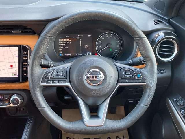 キックス １．２　Ｘ　ツートーン　インテリアエディション　（ｅ－ＰＯＷＥＲ）　９インチナビ前後ドラレコ　アラウンドビュー　エマージェンシーＢ　セキュリティ　アラウンドモニター　Ｒカメラ　ＬＥＤ　ワンオーナ　エアコン　ドラレコ　スマートキー　記録簿　ＥＴＣ　メモリーナビ　サイドエアバック　ＡＷ　キーレス　ワンセグＴＶ（10枚目）