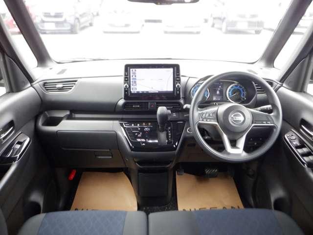 ルークス ６６０　ハイウェイスターＸ　ワンオ－ナ－　メモリ－ナビ　ＴＶ　ドラレコ　アイスト　衝突被害軽減ブレ－キ　マルチビューカメラ　車線逸脱警報装置　ＥＴＣ　ＬＥＤ　スマートキー　パワーウィンドウ　ワンオーナー　カーテンエアバック　ドライブレコーダー　ナビＴＶ　バックカメラ（4枚目）