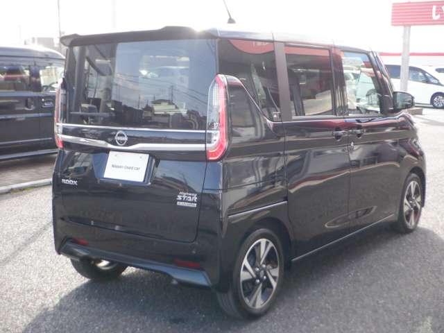 ルークス 660 ハイウェイスターGターボ プロパイロット エディション 内装色プレミアム シート地合皮 試乗車UP 両側パワードア アラウンドビュ プリクラッシュセーフティー メモリナビ アダプティブクルコン レーンキープ 展示試乗車UP インテリキ- ETC LEDヘッドライト アイドリングストップ 整備記録簿(3枚目)