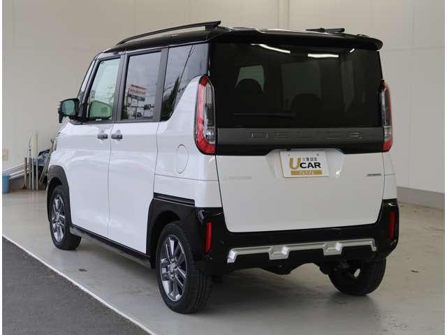 デリカミニ Ｔ　当社社有車ＵＰ　禁煙車　４ＷＤ　ターボ　衝突（5枚目）