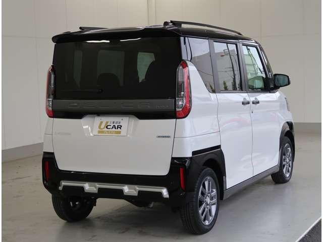 デリカミニ Ｔ　当社社有車ＵＰ　禁煙車　４ＷＤ　ターボ　衝突（7枚目）