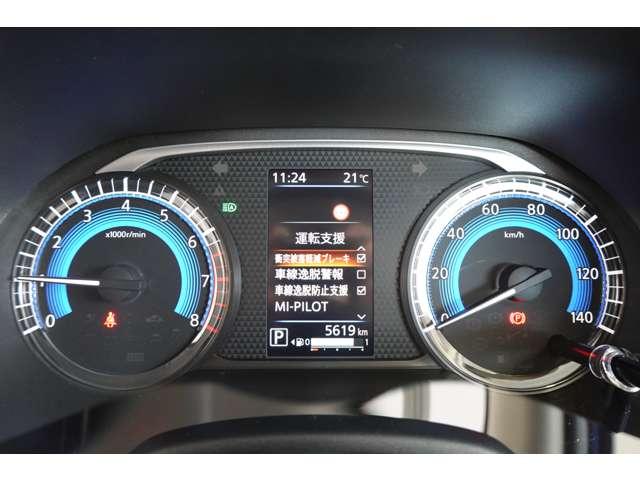 大きく視認性の良いスピードメーターです！