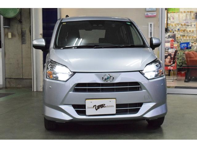 ミライース X リミテッドSAIII ドラレコ LEDヘッドライト キーレス セキュリティアラーム コーナーセンサー 電動格納式ドアミラ- 衝突軽減ブレーキ オートマチックハイビーム アイドリングストップ 一年保証・走行距離無制限(4枚目)