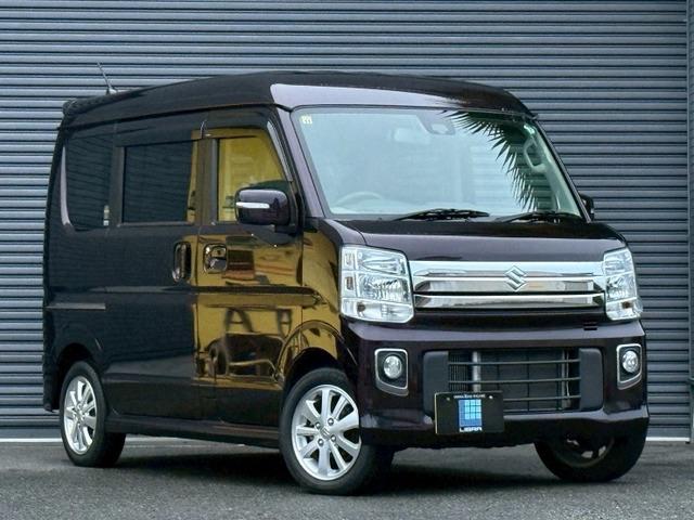 エブリイワゴン ＰＺターボスペシャル　両側パワースライドドア　バックカメラ　クリアランスソナー　１４インチアルミホイール　フルフラットシート　ベンチシート　頸部衝撃緩和ヘッドレスト　衝突被害軽減システム　衝突安全ボディ　盗難防止システム（3枚目）