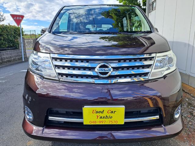 セレナ ハイウェイスター Vセレクション HDDナビ フルセグ Bluetooth フリップDモニ F&Rスポ 両Pスラ HID ETC(3枚目)