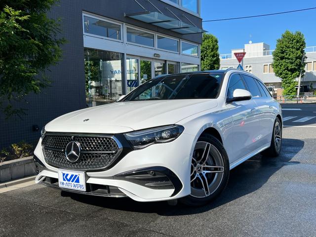Eクラスステーションワゴン E200ステーションワゴンアバギャルドAMGラインP 走行距離40km AMGラインP レザーエクスクルーシブP MBUXスーパースクリーン アドバンスドパッケージ デジタルインテリアパッケージ オパリスホワイトメタリック(6枚目)