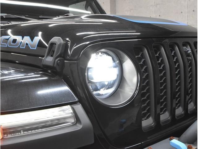 ジープ・ラングラーアンリミテッド４ｘｅ ルビコン４ｘｅ　４ＷＤ　プラグインハイブリット　純正ナビ　フルセグＴＶ　フロント＆バックカメラ　本革シート　シートヒーター　スマートキー　クルーズコントロール　　ＬＥＤヘッドライト（18枚目）