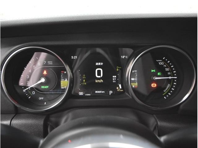 ジープ・ラングラーアンリミテッド４ｘｅ ルビコン４ｘｅ　４ＷＤ　プラグインハイブリット　純正ナビ　フルセグＴＶ　フロント＆バックカメラ　本革シート　シートヒーター　スマートキー　クルーズコントロール　　ＬＥＤヘッドライト（27枚目）