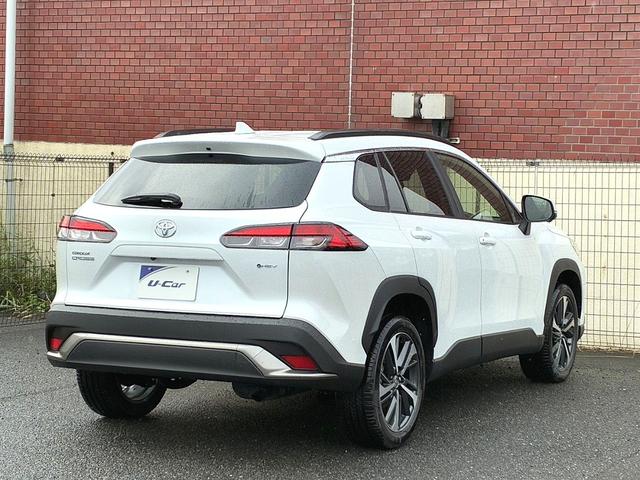 カローラクロス ハイブリッド Z 雹害 ディスプレイオーディオ パノラミックビューモニター ETC2.0 トヨタセーフティセンス レーダークルーズ 合皮ハーフコンビシート 純正18インチアルミ(30枚目)