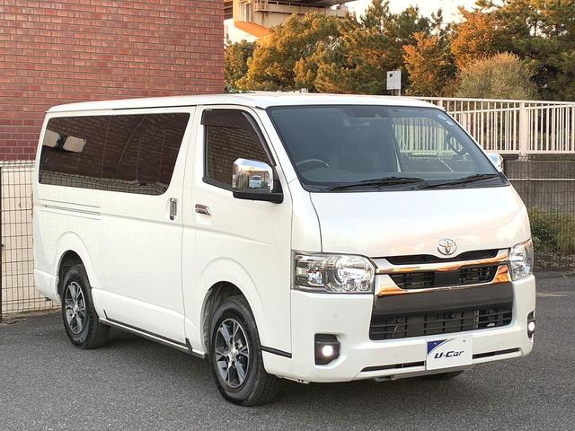 ハイエースバン スーパーGL ダークプライムII パノラミックビューM T-コネクトナビ トヨタセーフティセンス ETC2.0 純正アルミ 合皮コンビシート デジタルインナーミラー LEDライト(29枚目)