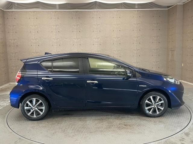 アクア Sスタイルブラック 後期型 ワンオーナー 純正SDナビ ドライブレコーダー フルセグテレビ バックカメラ Bluetooth接続 ビルトインETC 自動衝突被害軽減ブレーキ レーンアシスト LEDヘッドライト(35枚目)