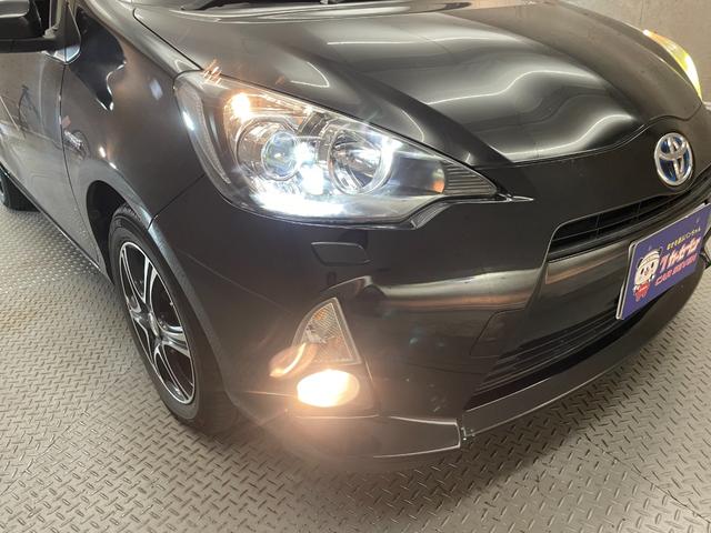 アクア S 社外ナビ フルセグTV Bluetoothオーディオ バックカメラ ETC スマートキー LEDヘッドライト 社外15インチアルミホイール(24枚目)