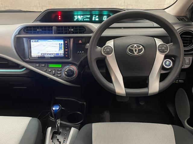 アクア S 社外ナビ フルセグTV Bluetoothオーディオ バックカメラ ETC スマートキー LEDヘッドライト 社外15インチアルミホイール(26枚目)