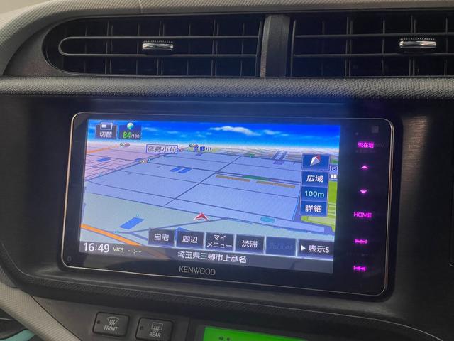 アクア S 社外ナビ フルセグTV Bluetoothオーディオ バックカメラ ETC スマートキー LEDヘッドライト 社外15インチアルミホイール(30枚目)