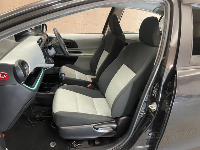 アクア S 社外ナビ フルセグTV Bluetoothオーディオ バックカメラ ETC スマートキー LEDヘッドライト 社外15インチアルミホイール(36枚目)