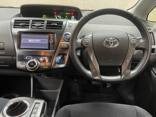 プリウスアルファ S チューン ブラック メモリ―ナビ フルセグナビ バックカメラ スマートキー Wエアバッグ DVD再生機能 ETC Bluetooth接続 ABS(16枚目)