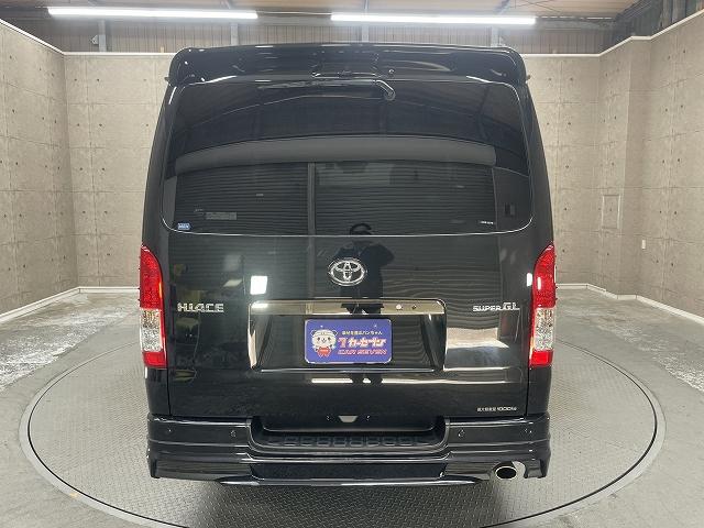 ハイエースバン スーパーGL ダークプライムII 11インチメモリーナビ フルセグテレビ Wエアバッグ 両側パワースライドドア フローティングナビ デジタルインナーミラー DVD再生機能 Bluetooth接続 フィリップダウン モデリスタエアロ(42枚目)