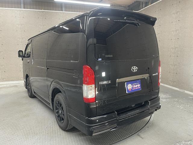 ハイエースバン スーパーGL ダークプライムII 11インチメモリーナビ フルセグテレビ Wエアバッグ 両側パワースライドドア フローティングナビ デジタルインナーミラー DVD再生機能 Bluetooth接続 フィリップダウン モデリスタエアロ(43枚目)