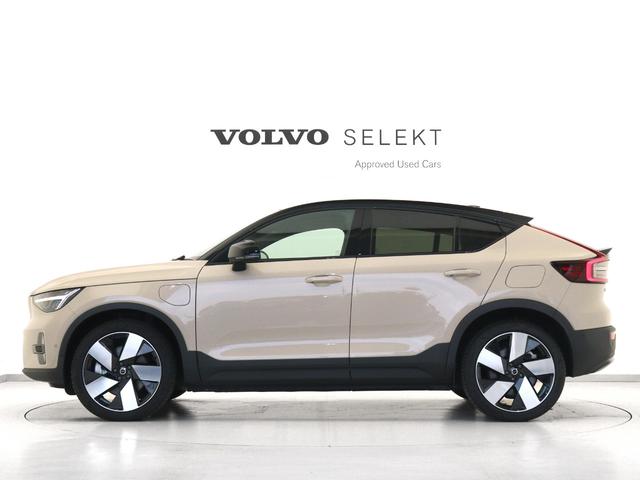 C40リチャージ リチャージ アルティメットツインモーター 電気自動車 パノラマルーフ ピクセルLED Google搭載 純正360°ドラレコ harman/kardon テイラードウールブレンドシート 前後シートヒーター ステアリングヒーター 20インチAW(6枚目)