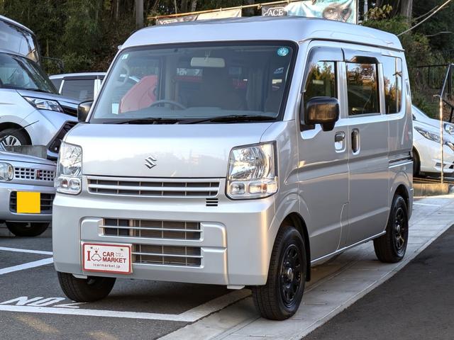 エブリイ PA 禁煙車/集中ロック/DAYTNA’Sブラック14インチホイ-ル/Bluetooth/スマホ連携ディズプレイオ-ディオ/バックカメラ/LEDヘッドライト/オ-トライト/フラット荷室/点検記録簿(2枚目)