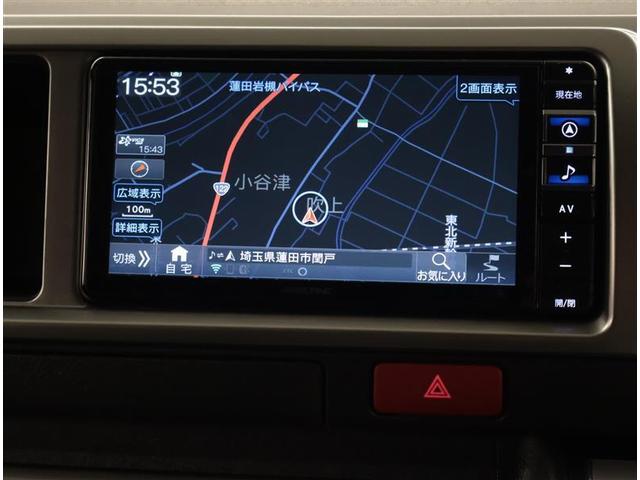 ハイエースワゴン ＧＬ　定期点検記録簿　ＰＳＤ　ＷエアＢ　４ＷＤ車　フルフラットシート　ダブルエアコン　キーレスエントリー　１００Ｖ　エアコン　横滑り防止　ナビテレビ　ＡＢＳ　ＥＴＣ車載器　パワステ　メモリーナビ　ＤＶＤ再生（9枚目）