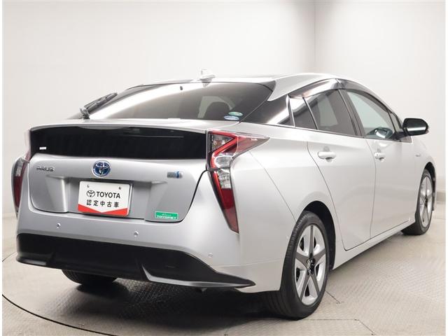 プリウス Ａツーリングセレクション　スマキー　イモビライザー　バックモニター　クルコン　記録簿有　ＬＥＤヘッドライト　ＤＶＤ視聴可　ＥＴＣ　ナビＴＶ　メモリーナビゲーション　横滑り防止機能　キーフリ　アルミ　ＡＡＣ　ＡＢＳ　パワステ（3枚目）