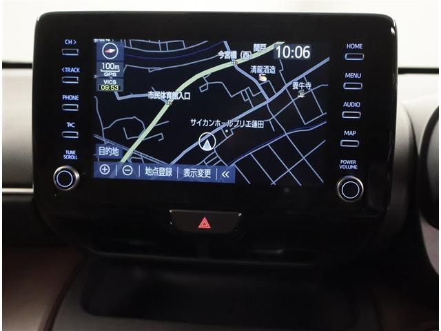 ヤリスクロス ハイブリッドZ インテリジェントキー アルミホイル LEDライト リアカメラ クルーズコントロール 整備記録簿 横滑り防止システム ナビTV メモリーナビゲーション 電動シ-ト パワステ オートエアコン キーフリー(8枚目)