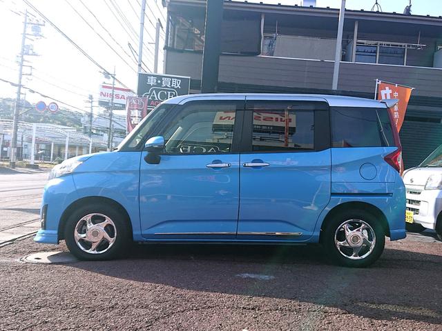 ルーミー カスタムG-T・ターボ・禁煙車・純正9型大画面ナビゲーション ・衝突回避支援システム(スマートアシストII)・パノラミックビュー・両側パワースライドドア・クルーズコントロール・ドライブレコーダー・LEDヘッドライト&LEDフォグランプ&オートライト・整備記録簿(7枚目)