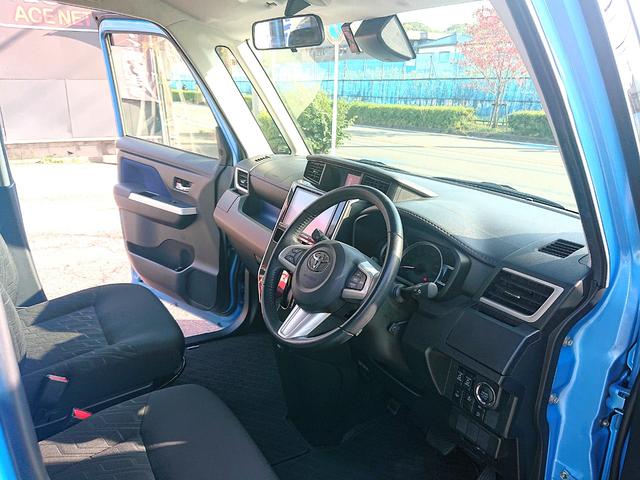 ルーミー カスタムG-T・ターボ・禁煙車・純正9型大画面ナビゲーション ・衝突回避支援システム(スマートアシストII)・パノラミックビュー・両側パワースライドドア・クルーズコントロール・ドライブレコーダー・LEDヘッドライト&LEDフォグランプ&オートライト・整備記録簿(13枚目)