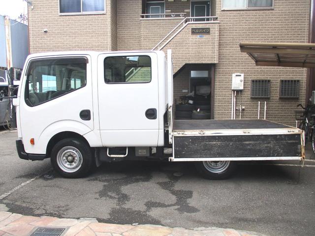 アトラストラック WキャブショートフルスーパーローDX 6人乗1.15tガソリン5速AT車電動格納ミラーパワーウィンドウキーレスエントリーバックカメラETCフォグライト3方開当社下取ワンオーナー車日産記録簿11枚(10枚目)
