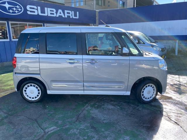 ムーヴキャンバス ストライプスＧ　禁煙車・パノラマビューモニター・スマートキー・シートヒーター・ＬＥＤヘッドライト・サイドカメラ・バックカメラ・ワンタッチ式両側電動スライドドア・フルセグＴＶナビ・Ｂｌｕｅｔｏｏｔｈ接続（22枚目）