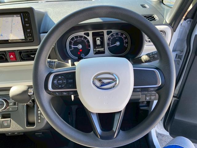 ムーヴキャンバス ストライプスＧ　禁煙車・パノラマビューモニター・スマートキー・シートヒーター・ＬＥＤヘッドライト・サイドカメラ・バックカメラ・ワンタッチ式両側電動スライドドア・フルセグＴＶナビ・Ｂｌｕｅｔｏｏｔｈ接続（28枚目）