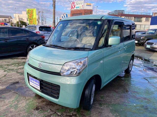 スペーシア G 禁煙車・プッシュスタート・スマートキー・アイドリングストップ・ドアバイザー・電動ミラー格納・純正スチールホイール・両側スライドドア・濃色ガラス・CDオーディオ・予備キー(11枚目)