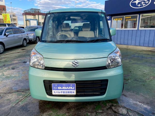 スペーシア G 禁煙車・プッシュスタート・スマートキー・アイドリングストップ・ドアバイザー・電動ミラー格納・純正スチールホイール・両側スライドドア・濃色ガラス・CDオーディオ・予備キー(12枚目)